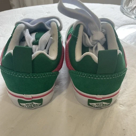 Vans Classic Green and White Sneakers - Picture 10 of 10